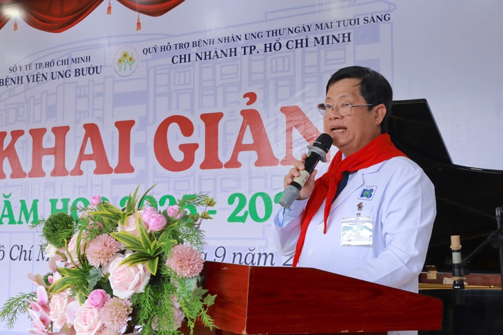 Khai giảng lớp học đặc biệt ở TPHCM tiếp nghị lực cho bệnh nhi ung thư- Ảnh 2.