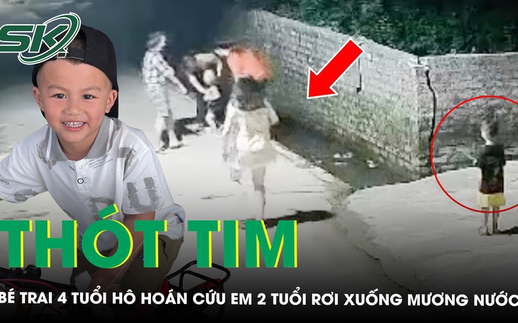 Thót tim khoảnh khắc cứu bé trai bị cuốn trôi trong lũ- Ảnh 2.