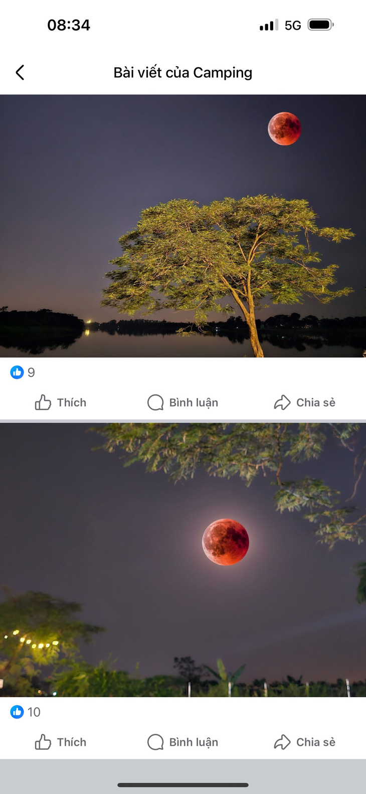 Giới trẻ 'săn' trăng máu: Từ hiện tượng thiên văn đến trào lưu nhiếp ảnh gây sốt MXH- Ảnh 2. Giới trẻ 'săn' trăng máu: Từ hiện tượng thiên văn đến trào lưu nhiếp ảnh gây sốt MXH- Ảnh 2.