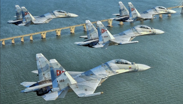 Su-30MK2 Venezuela so kè với F-35A Mỹ- Ảnh 1.