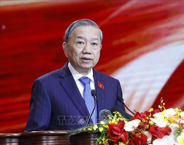 Tổng Bí thư Tô Lâm: Phát huy trí tuệ và bản lĩnh Việt Nam vững bước tiến mạnh trong kỷ nguyên phát triển mới- Ảnh 1. Tổng Bí thư Tô Lâm: Phát huy trí tuệ và bản lĩnh Việt Nam vững bước tiến mạnh trong kỷ nguyên phát triển mới- Ảnh 1.