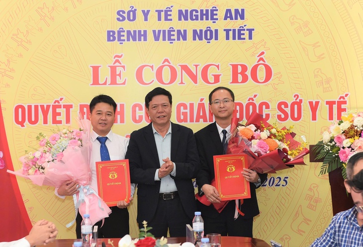Bổ nhiệm hai Phó Giám đốc Bệnh viện Nội tiết Nghệ An- Ảnh 1. Bổ nhiệm hai Phó Giám đốc Bệnh viện Nội tiết Nghệ An- Ảnh 1.