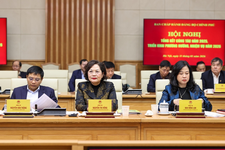 Đảng ủy Chính phủ tổng kết năm 2025, đề ra mục tiêu tăng trưởng 10% cho năm 2026- Ảnh 3.