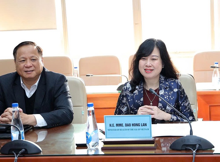 Bộ trưởng Đào Hồng Lan tiếp Đại sứ Hoa Kỳ tại Việt Nam- Ảnh 1. Bộ trưởng Đào Hồng Lan tiếp Đại sứ Hoa Kỳ tại Việt Nam- Ảnh 1.
