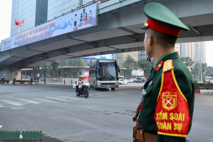 Hình ảnh cuộc diễn tập phương án dẫn đoàn, bảo vệ an ninh phục vụ Đại hội XIV- Ảnh 5.