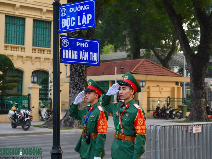 Hình ảnh cuộc diễn tập phương án dẫn đoàn, bảo vệ an ninh phục vụ Đại hội XIV- Ảnh 6.