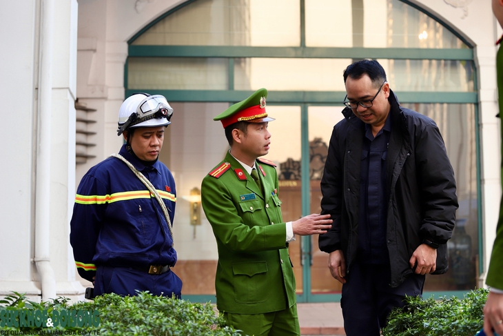 Hình ảnh cuộc diễn tập phương án dẫn đoàn, bảo vệ an ninh phục vụ Đại hội XIV- Ảnh 9.