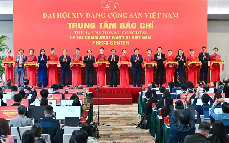 Khai trương Trung tâm Báo chí Đại hội đại biểu toàn quốc lần thứ XIV của Đảng