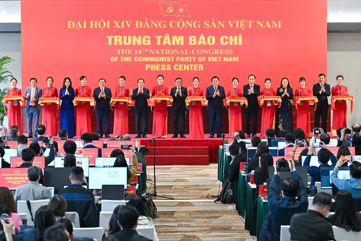 Khai trương Trung tâm Báo chí Đại hội đại biểu toàn quốc lần thứ XIV của Đảng- Ảnh 1. Khai trương Trung tâm Báo chí Đại hội đại biểu toàn quốc lần thứ XIV của Đảng- Ảnh 1.