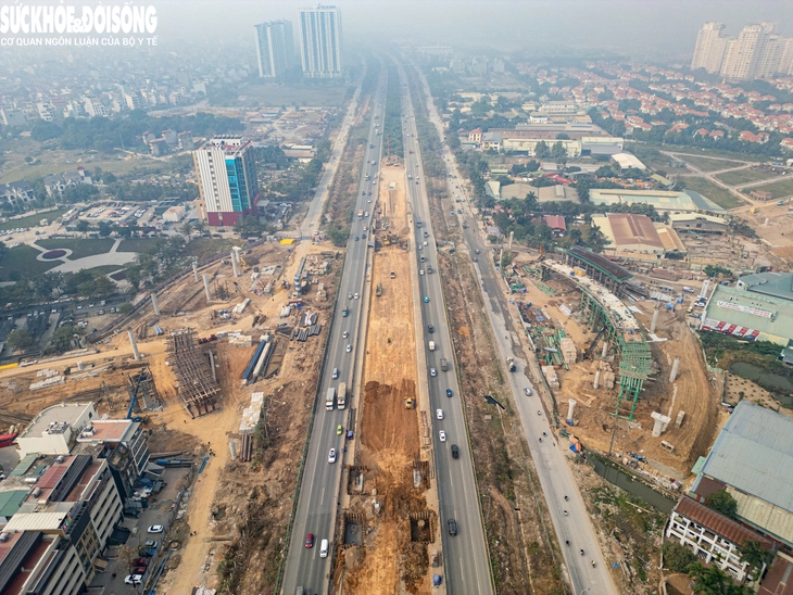 Toàn cảnh 'siêu nút giao' hơn 2.300 tỷ đồng nối Vành đai 3,5 với Đại lộ Thăng Long- Ảnh 3. Toàn cảnh 'siêu nút giao' hơn 2.300 tỷ đồng nối Vành đai 3,5 với Đại lộ Thăng Long- Ảnh 3.