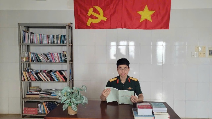 Lực lượng quân y Trường Sa hướng về Đại hội XIV của Đảng- Ảnh 2. Lực lượng quân y Trường Sa hướng về Đại hội XIV của Đảng- Ảnh 2.