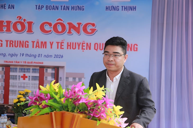 Khởi công Trung tâm Y tế Quế Phong – điểm tựa chăm sóc sức khỏe nơi vùng biên- Ảnh 3. Khởi công Trung tâm Y tế Quế Phong – điểm tựa chăm sóc sức khỏe nơi vùng biên- Ảnh 3.