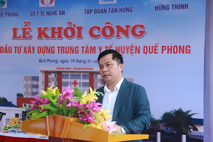 Khởi công Trung tâm Y tế Quế Phong – điểm tựa chăm sóc sức khỏe nơi vùng biên- Ảnh 2. Khởi công Trung tâm Y tế Quế Phong – điểm tựa chăm sóc sức khỏe nơi vùng biên- Ảnh 2.