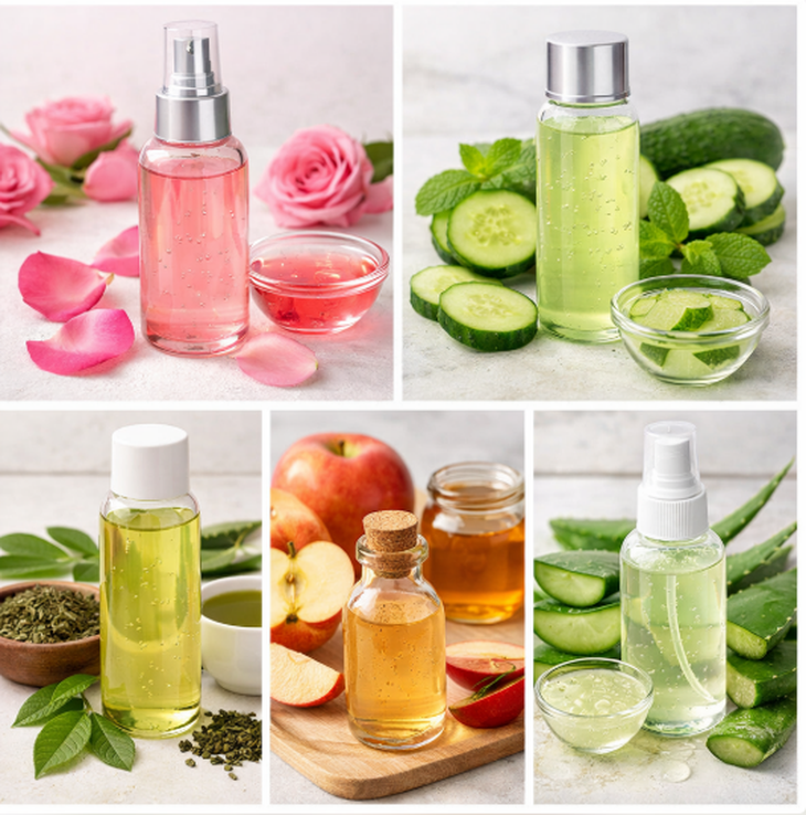 5 công thức nước hoa hồng tự chế đơn giản giúp da sáng mịn, khỏe mạnh tại nhà- Ảnh 1.