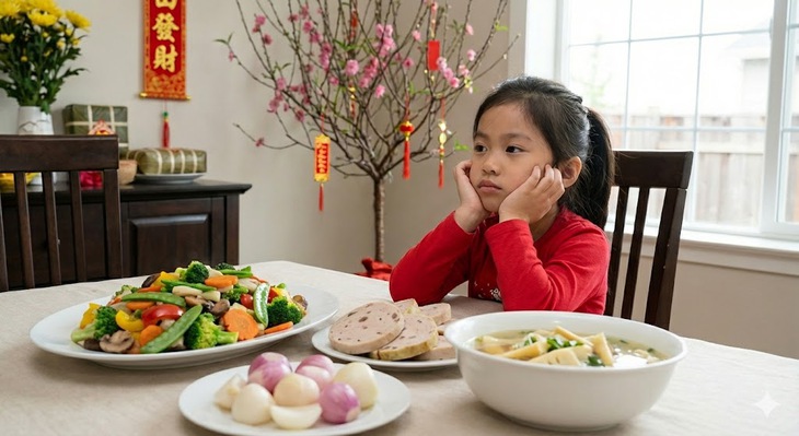 Nguyên nhân khiến trẻ sụt cân, biếng ăn sau Tết và cách giúp con nhanh lại sức- Ảnh 1.