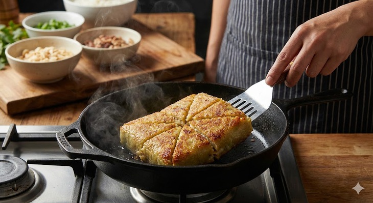 Bánh chưng bị mốc vỏ: Cắt bỏ phần mốc rồi rán lên ăn liệu có an toàn?- Ảnh 1.
