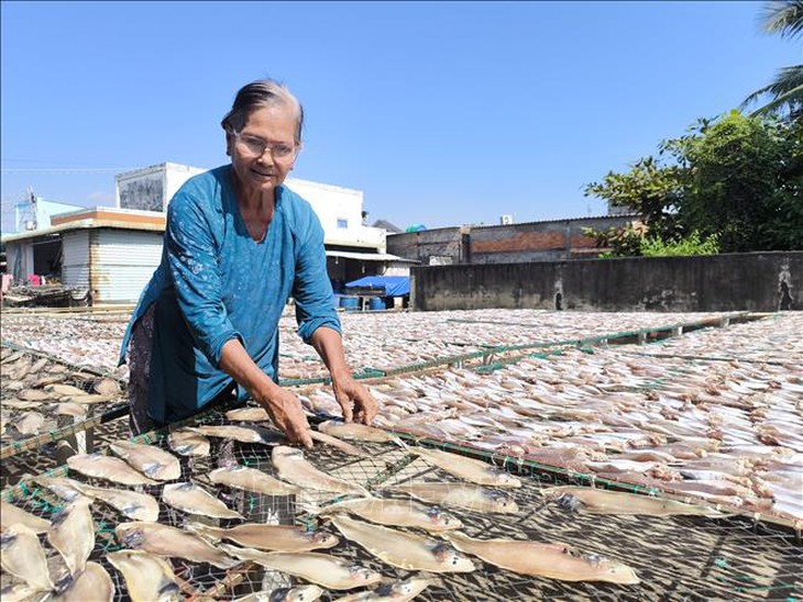 Làng nghề cá khô ven biển tăng công suất gấp 3 lần phục vụ Tết- Ảnh 1.