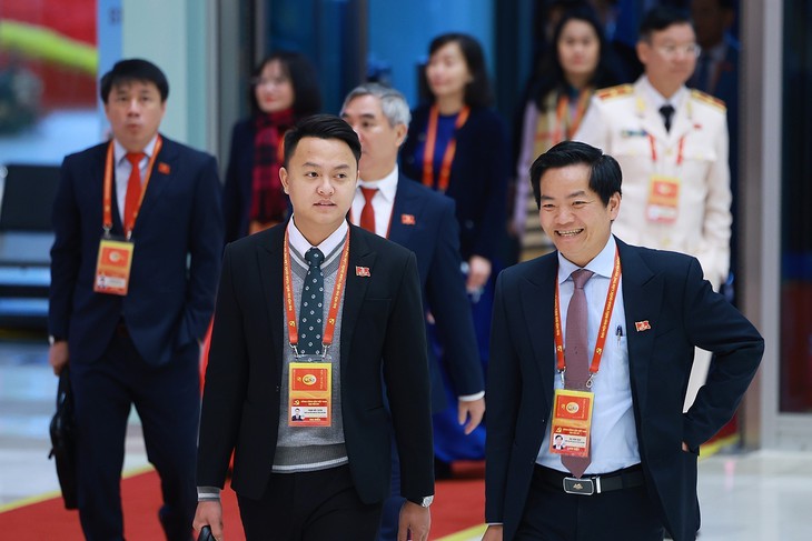 Hình ảnh đại biểu dự Đại hội XIV của Đảng trong ngày làm việc thứ ba- Ảnh 9. Hình ảnh đại biểu dự Đại hội XIV của Đảng trong ngày làm việc thứ ba- Ảnh 9.