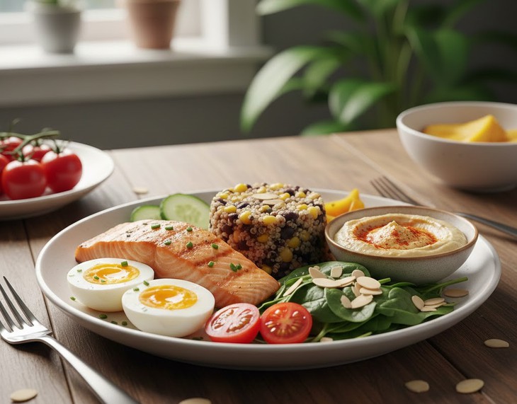 Mẹo phối hợp đạm động vật với thực vật: 6 thực đơn gợi ý giúp dáng đẹp, tóc đen- Ảnh 1.