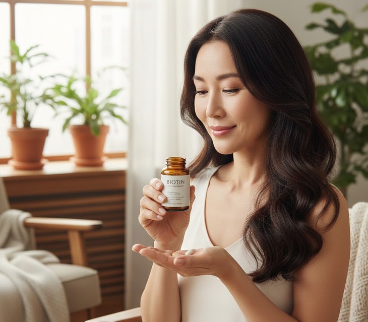 Biotin hỗ trợ mọc tóc có gây rậm lông cơ thể không?- Ảnh 1.