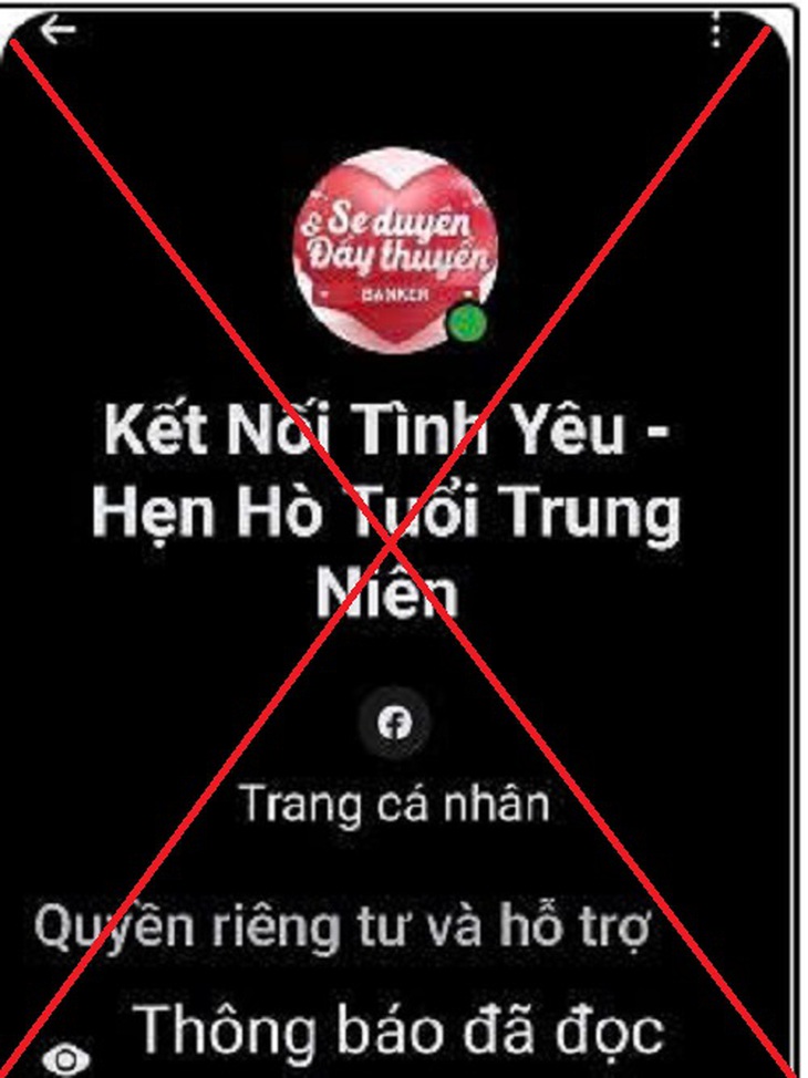Cảnh báo lừa đảo qua các nhóm 'Kết nối tình yêu - Hẹn hò tuổi trung niên' trên mạng xã hội- Ảnh 1.