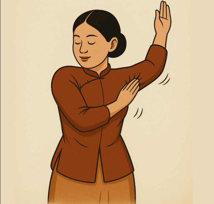 Vỗ vùng nách: Cách đơn giản hỗ trợ tuần hoàn và thư giãn cơ thể- Ảnh 3.