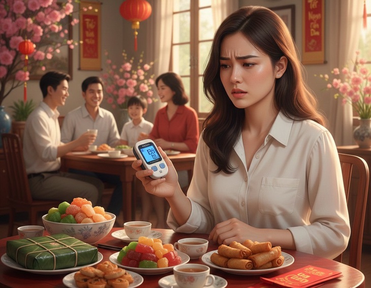 Đừng để tiệc tùng làm tăng biến chứng ở bệnh nhân đái tháo đường dịp Tết- Ảnh 1.
