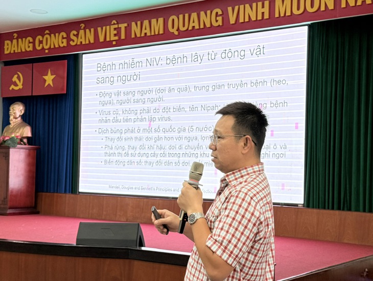 TPHCM tập huấn hướng dẫn chẩn đoán, điều trị và phòng chống bệnh do virus Nipah- Ảnh 1. TPHCM tập huấn hướng dẫn chẩn đoán, điều trị và phòng chống bệnh do virus Nipah- Ảnh 1.