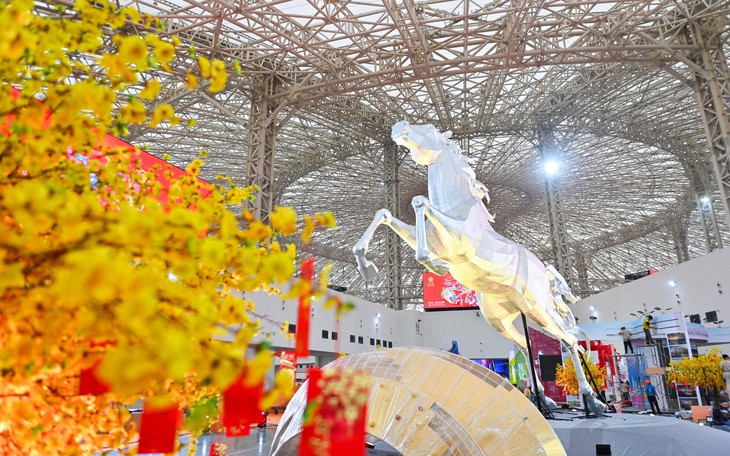 Hình ảnh mới nhất về Hội chợ Mùa Xuân 2026 trước ngày khai mạc
