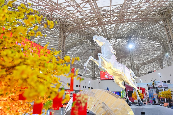 Hình ảnh mới nhất về Hội chợ Mùa Xuân 2026 trước ngày khai mạc- Ảnh 9. Hình ảnh mới nhất về Hội chợ Mùa Xuân 2026 trước ngày khai mạc- Ảnh 9.