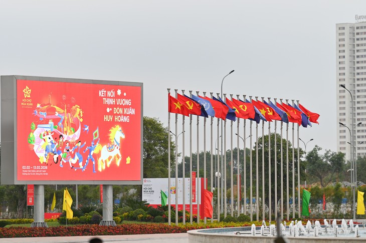 Hình ảnh mới nhất về Hội chợ Mùa Xuân 2026 trước ngày khai mạc- Ảnh 12. Hình ảnh mới nhất về Hội chợ Mùa Xuân 2026 trước ngày khai mạc- Ảnh 12.