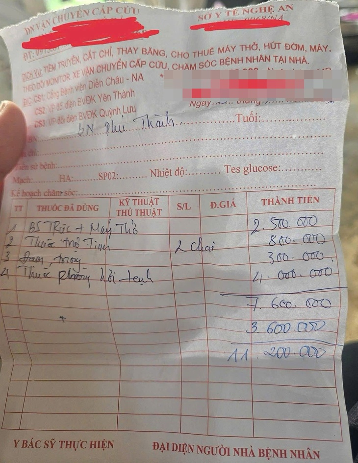 Xôn xao câu chuyện thu hơn 11 triệu đồng trong vài giờ chăm sóc người bệnh tại nhà- Ảnh 2.