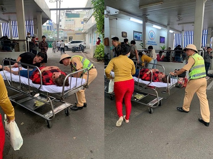 Trên cao tốc, CSGT mở đường đưa bệnh nhân tim nguy kịch đi cấp cứu- Ảnh 2.