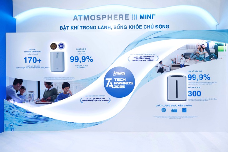 Amway lập cú 'hattrick' với giải 'Thương hiệu Máy lọc nước nổi bật của năm' tại Tech Awards 2025- Ảnh 2. Amway lập cú 'hattrick' với giải 'Thương hiệu Máy lọc nước nổi bật của năm' tại Tech Awards 2025- Ảnh 2.