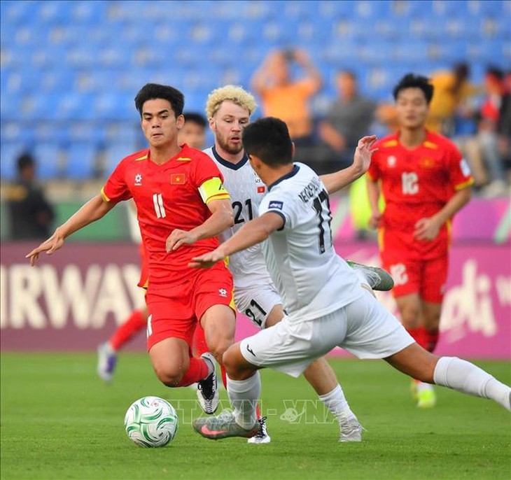 VCK U23 châu Á 2026: U23 Việt Nam toàn thắng sau 2 lượt trận- Ảnh 1. VCK U23 châu Á 2026: U23 Việt Nam toàn thắng sau 2 lượt trận- Ảnh 1.