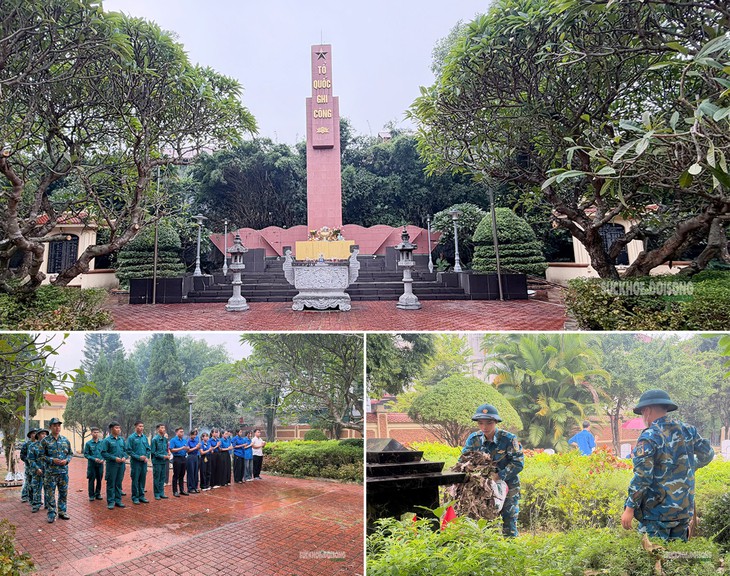 Bộ đội tên lửa chỉnh trang nghĩa trang đón hài cốt liệt sĩ- Ảnh 1.