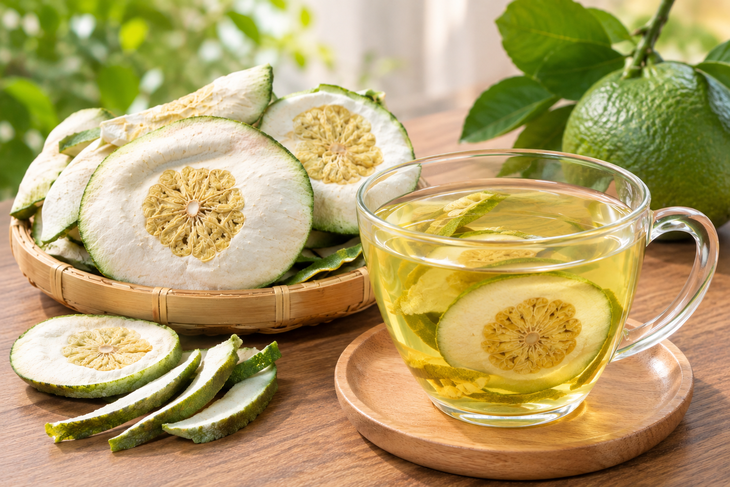 Tác dụng của quả bưởi non với người mắc gan nhiễm mỡ - Ảnh 1.