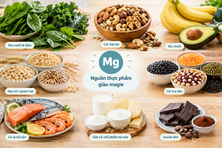 Nên bổ sung magie mỗi ngày bao nhiêu? Khi nào cần bổ sung? - Ảnh 1.