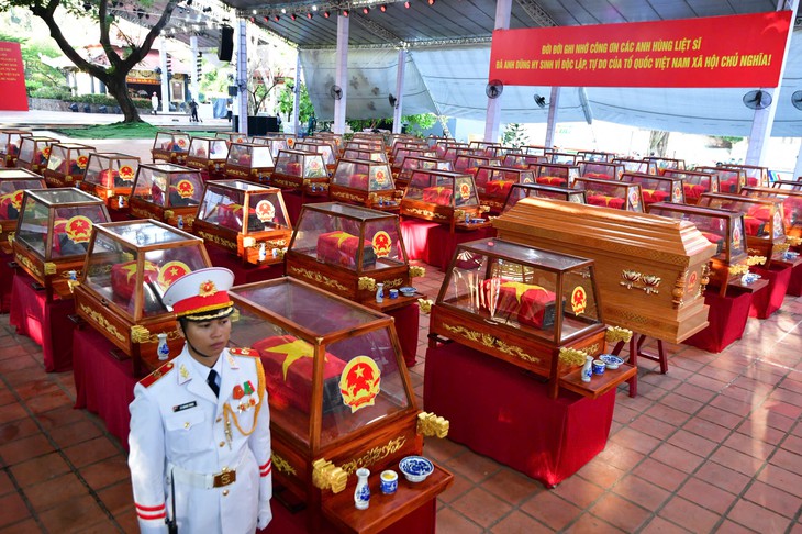 TPHCM truy điệu, an táng 731 hài cốt liệt sĩ vào sáng 14/10 - Ảnh 1.