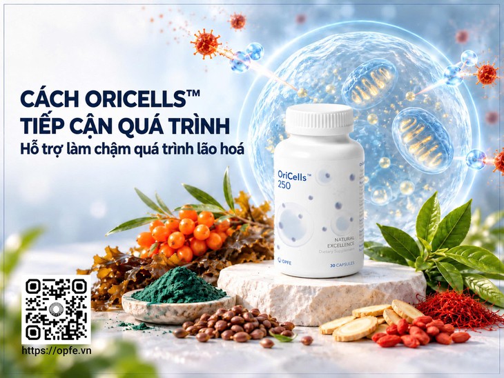Cách Oricells™ tiếp cận quá trình hỗ trợ làm chậm quá trình lão hóa- Ảnh 1.