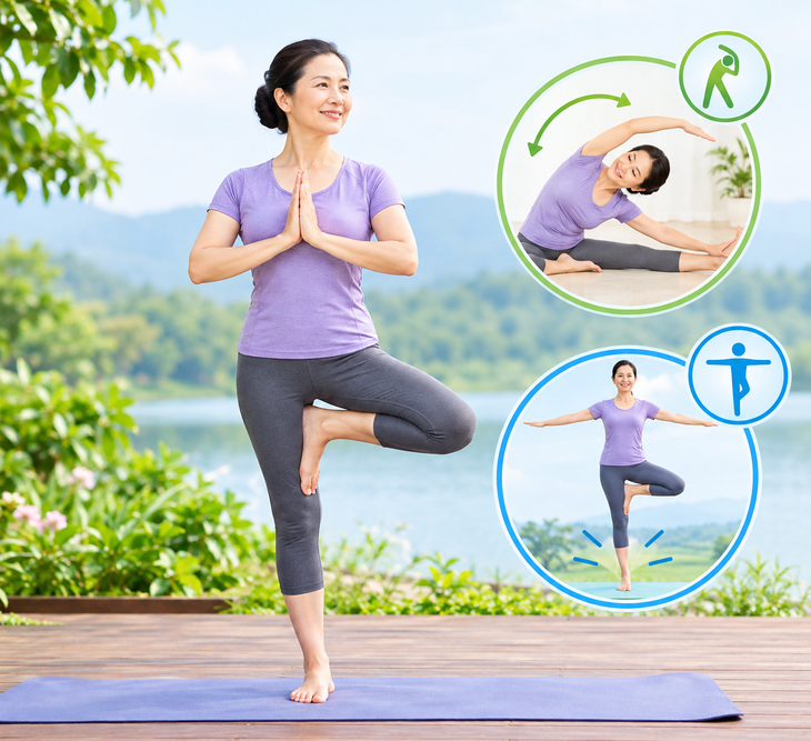 Cách thư giãn tinh thần, cải thiện giấc ngủ với 10 phút yoga mỗi ngày - Ảnh 1.