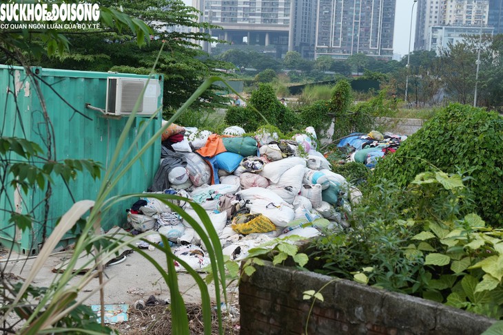Bắt đầu di dời hàng trăm tấn quần áo bỏ hoang ở Hà Nội- Ảnh 9.