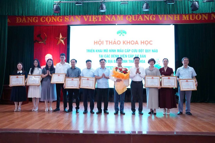 Đột phá từ y tế cơ sở trong cấp cứu đột quỵ tại Thanh Hóa- Ảnh 1.