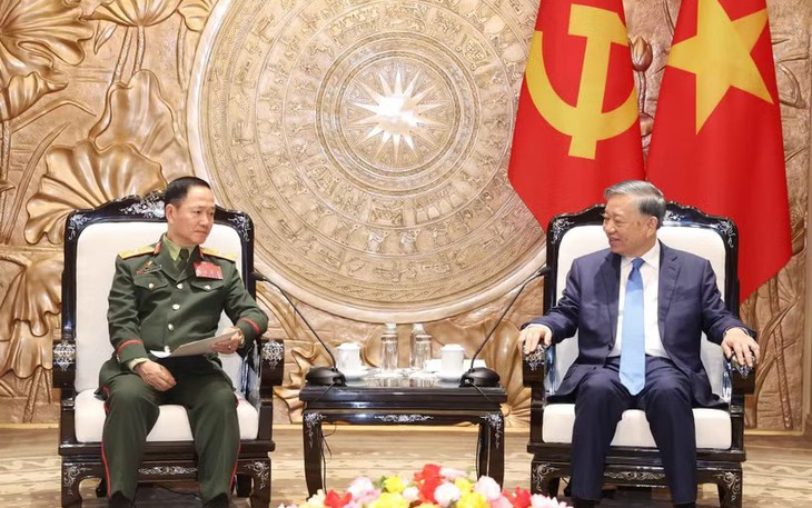 Tổng Bí thư, Chủ tịch nước Tô Lâm tiếp Thường trực Ban Bí thư Lào- Ảnh 4.