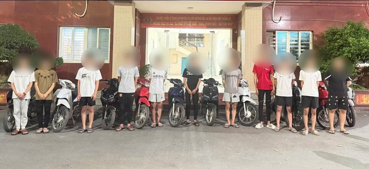 Triệu tập thêm 17 đối tượng trong vụ 'bão đêm' lạng lách, đánh võng tại Mỹ Đình- Ảnh 1.
