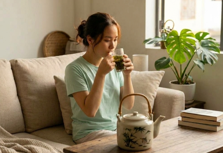 5 nhóm người nên uống nước lá ngải cứu  - Ảnh 1.