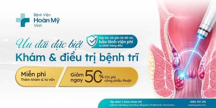 Điều trị trĩ bằng laser tại Bệnh viện Hoàn Mỹ Vinh: Giảm đau, phục hồi sớm - Ảnh 3.
