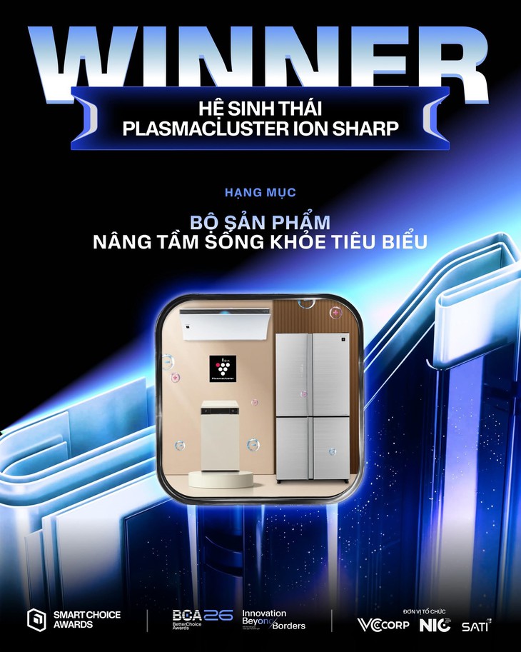 Điều hòa Sharp Airest được vinh danh tại Better Choice Award 2026 - Ảnh 1.