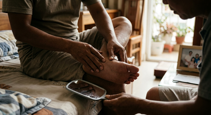 Ngoài đường huyết, người mắc đái tháo đường cần theo dõi những chỉ số nào tại nhà? - Ảnh 1.