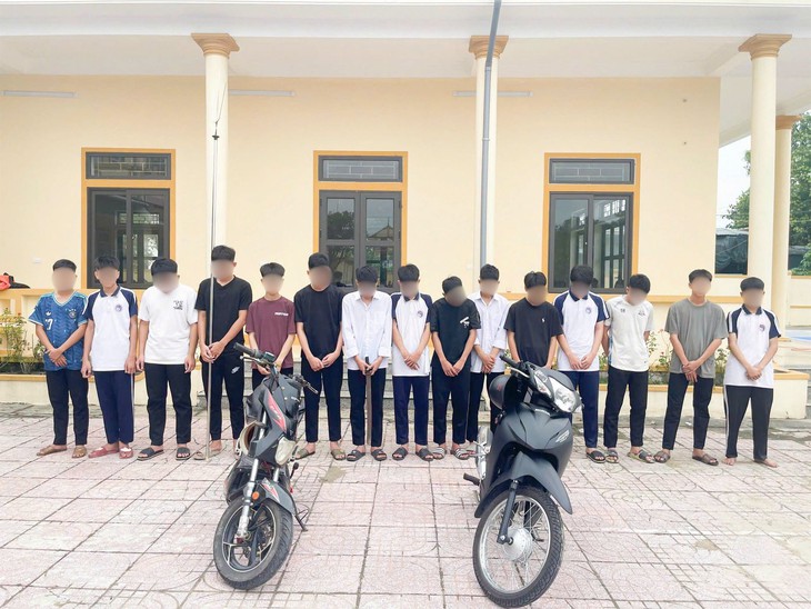 Ngăn chặn nhóm thanh, thiếu niên hẹn nhau giải quyết mâu thuẫn- Ảnh 1.